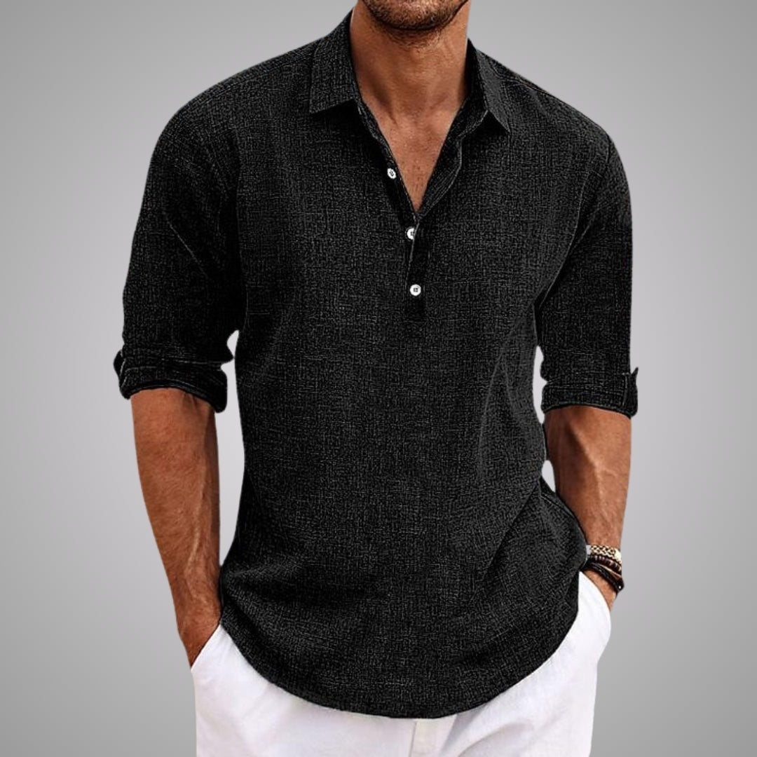 Camisa de Ocio con Cuello Warren™