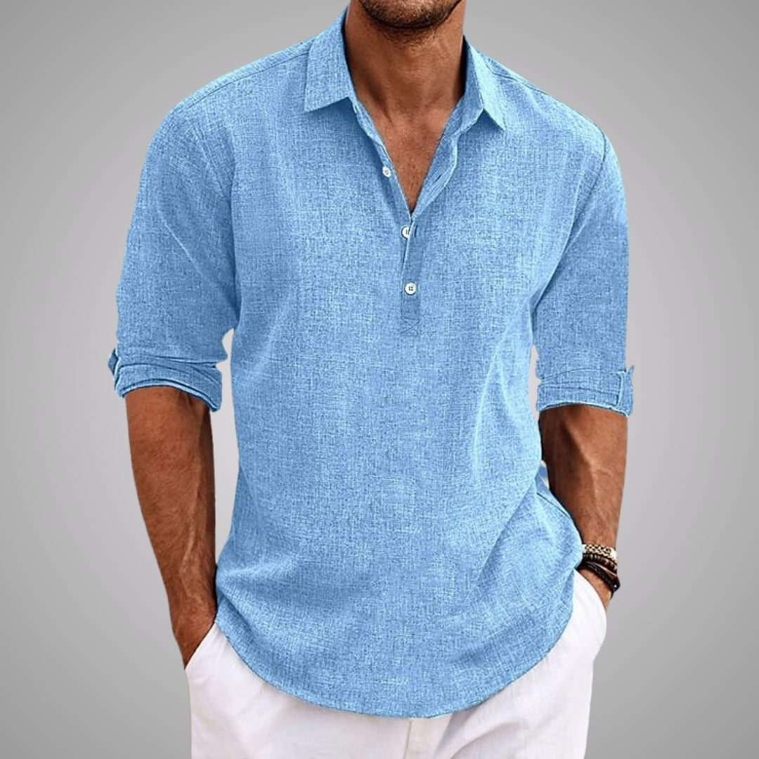 Camisa de Ocio con Cuello Warren™