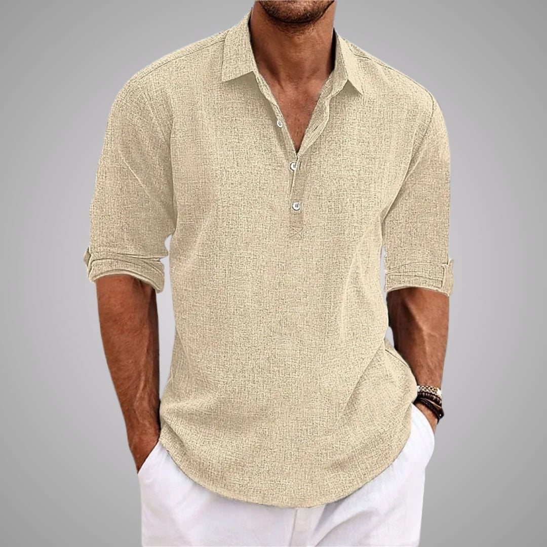 Camisa de Ocio con Cuello Warren™